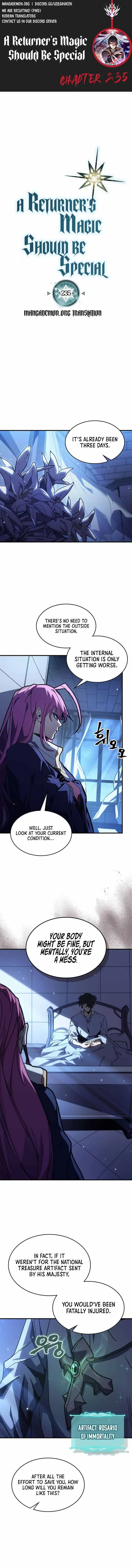 A Returner’s Magic Should Be Special Chapter 235 image 1_optimized